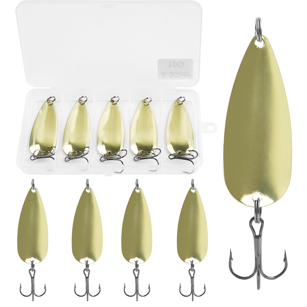 Fishing Hook Treble - 5 Stuks Vissen Lepels Metalen Vissen