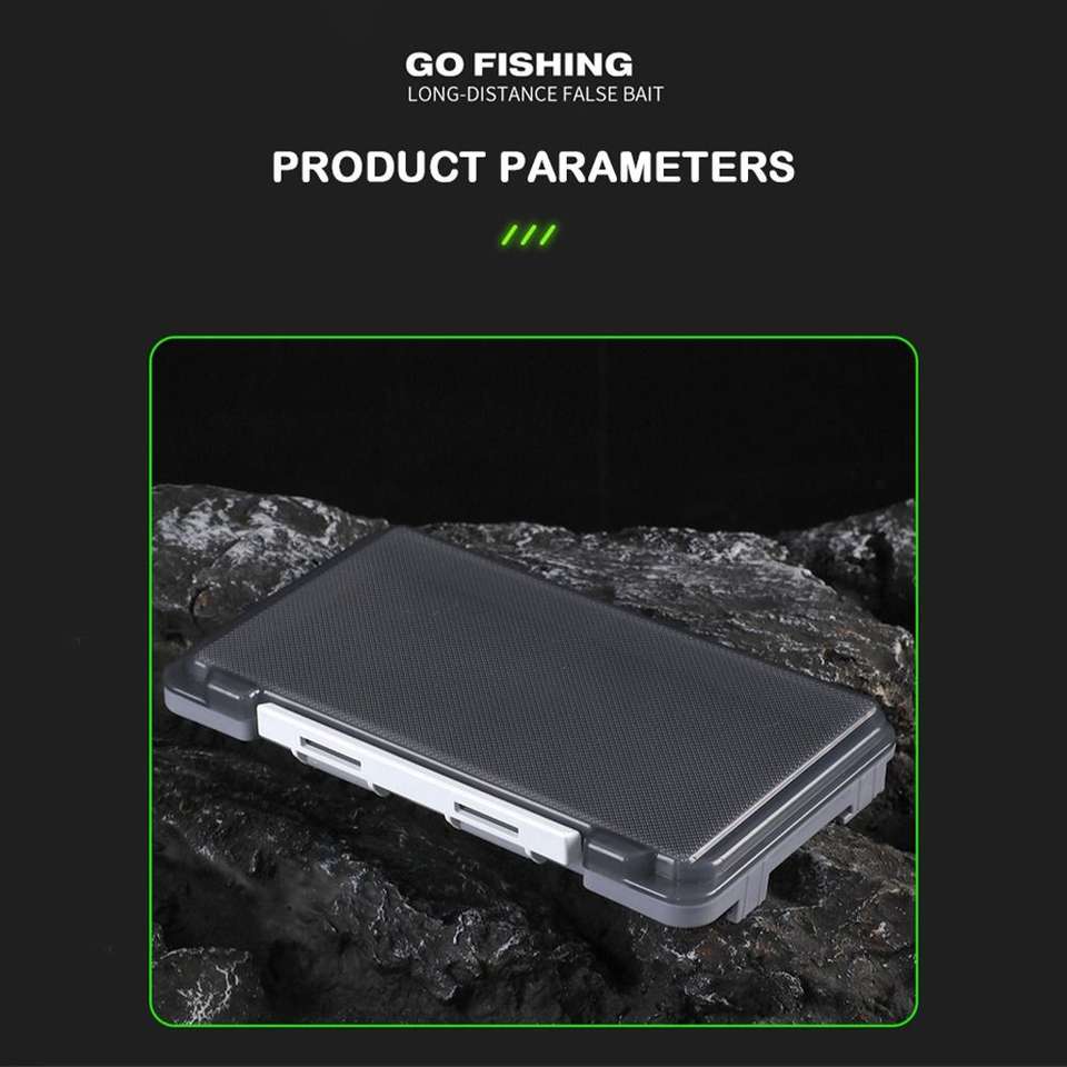 Fishing Hook Jig - Nieuwe plastic visdoos met draagbare sponsmat,