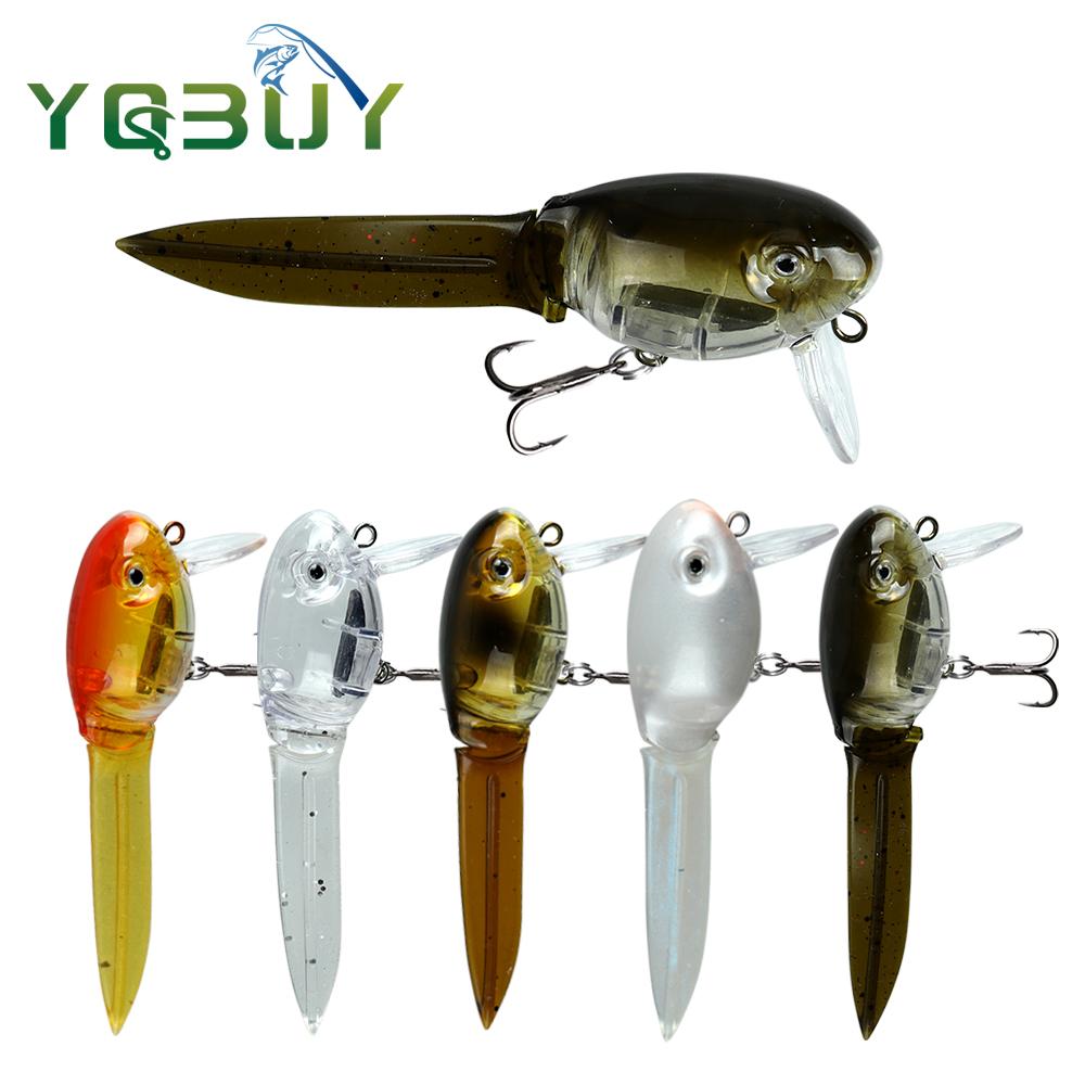 Fishing Hook Treble - 1 stuks Tadpole Hard Bait Fishing