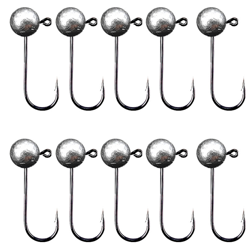 10 stks/partij Jig Head Vishaa - Fishing Hook Barbless recensie en prijs