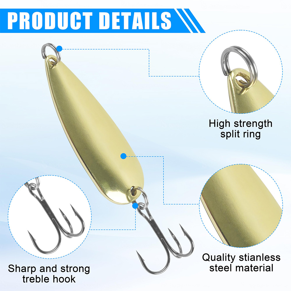 5 Stuks Vissen Lepels Metalen  - Fishing Hook Treble recensie en prijs