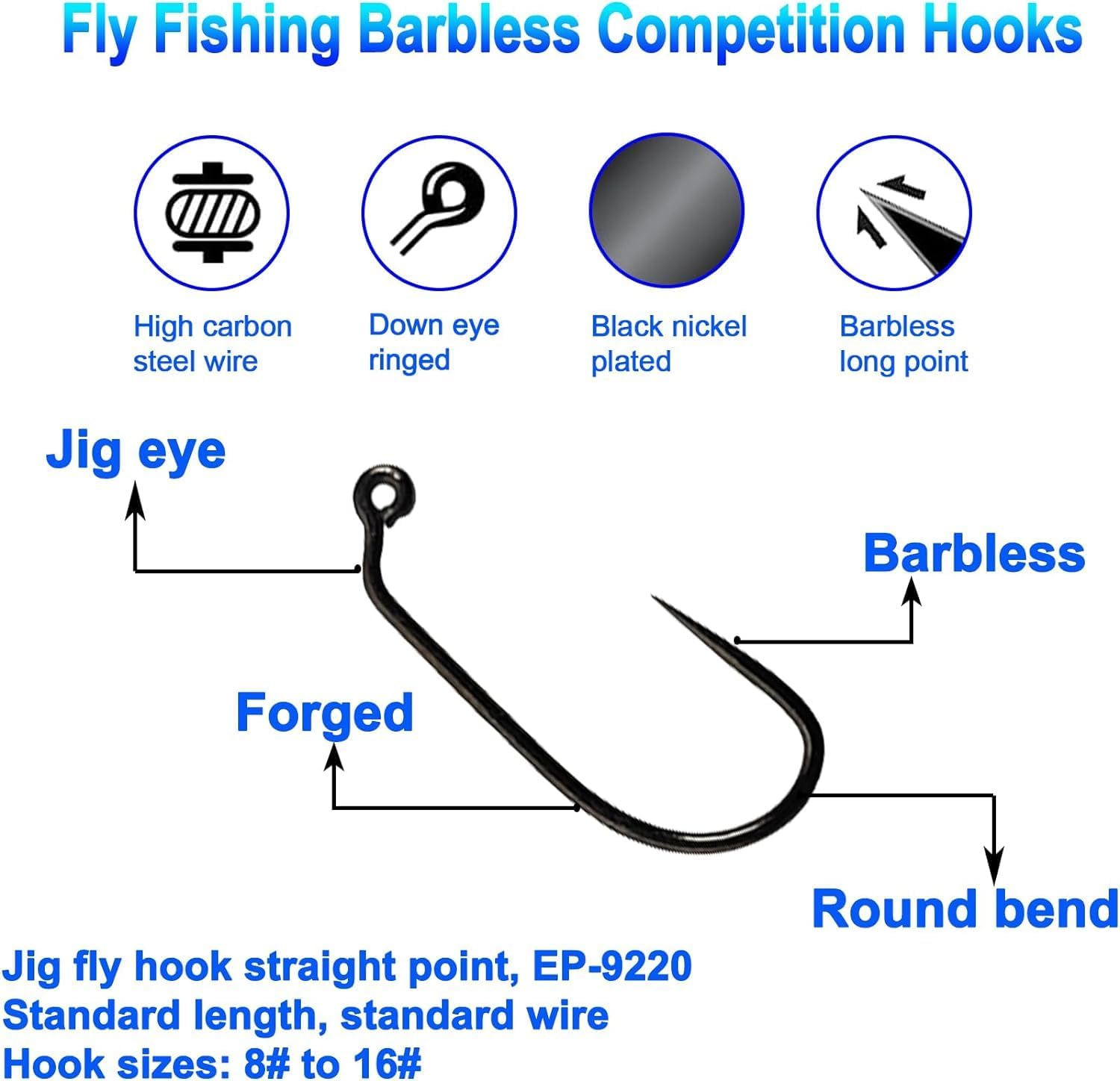 Aventik Eupheng 100PCS Competi - Fishing Hook Barbless recensie en prijs
