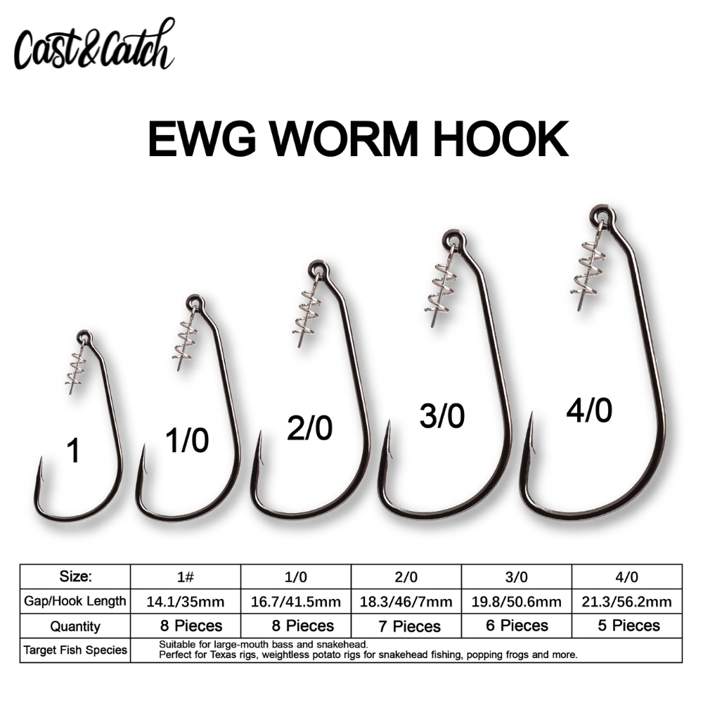 Cast&Catch SCREW-LOCK Weedless - Fishing Hook Circle recensie en prijs