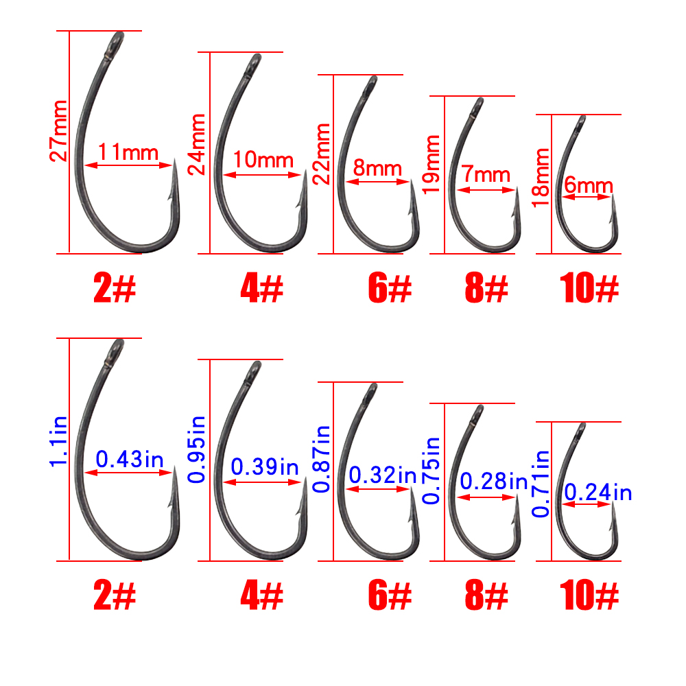 Hirisi 30x Karpervissen Haken  - Fishing Hook Barbless recensie en prijs