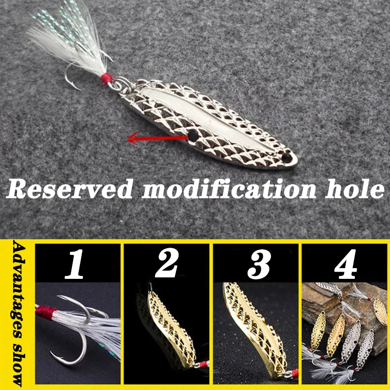 1PC Metalen Lichtgevende Spinn - Fishing Hook Treble recensie en prijs