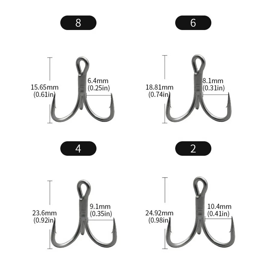 Vissen Dreggen Koolstofstaal 4 - Fishing Hook Barbless recensie en prijs
