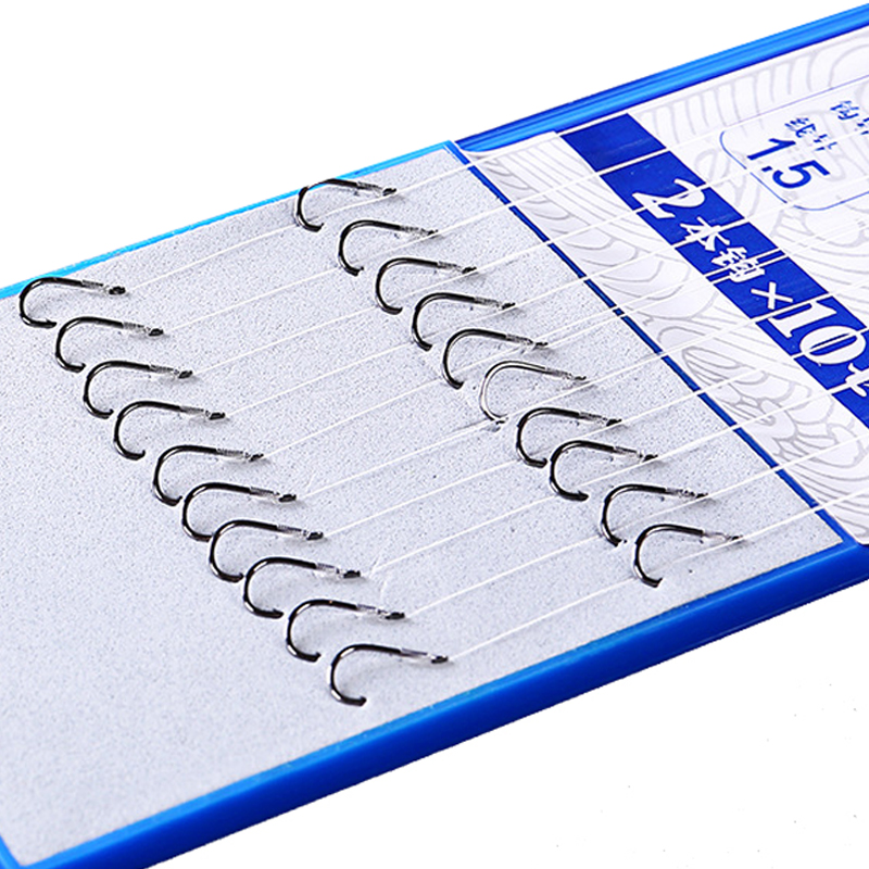 10 paar Vishaken Met Tippet 45 - Fishing Hook Barbless recensie en prijs