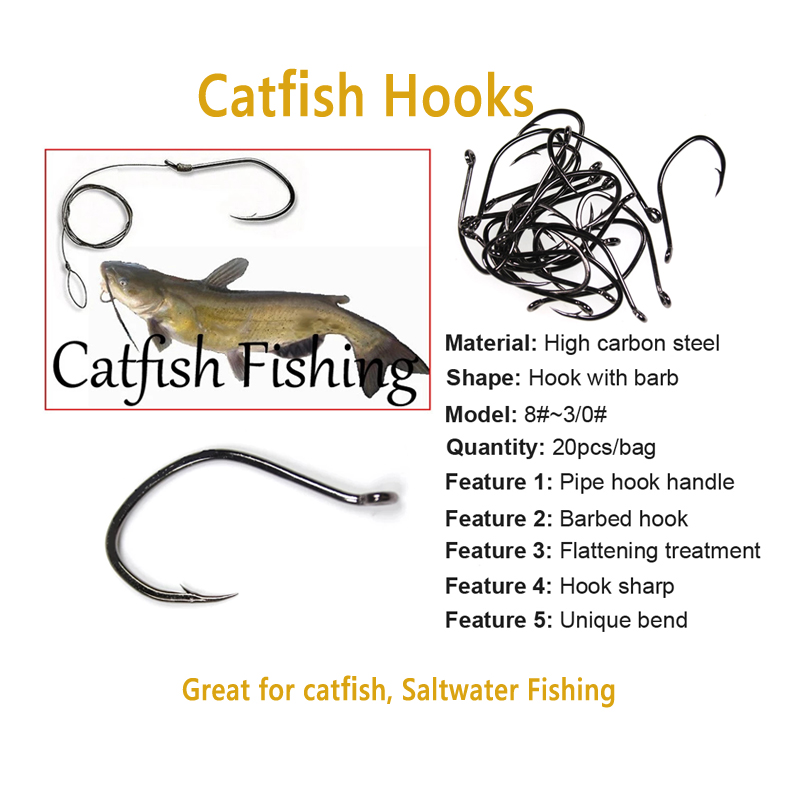 Wifreo 20 stks V-vorm Meerval  - Fishing Hook Barbless recensie en prijs