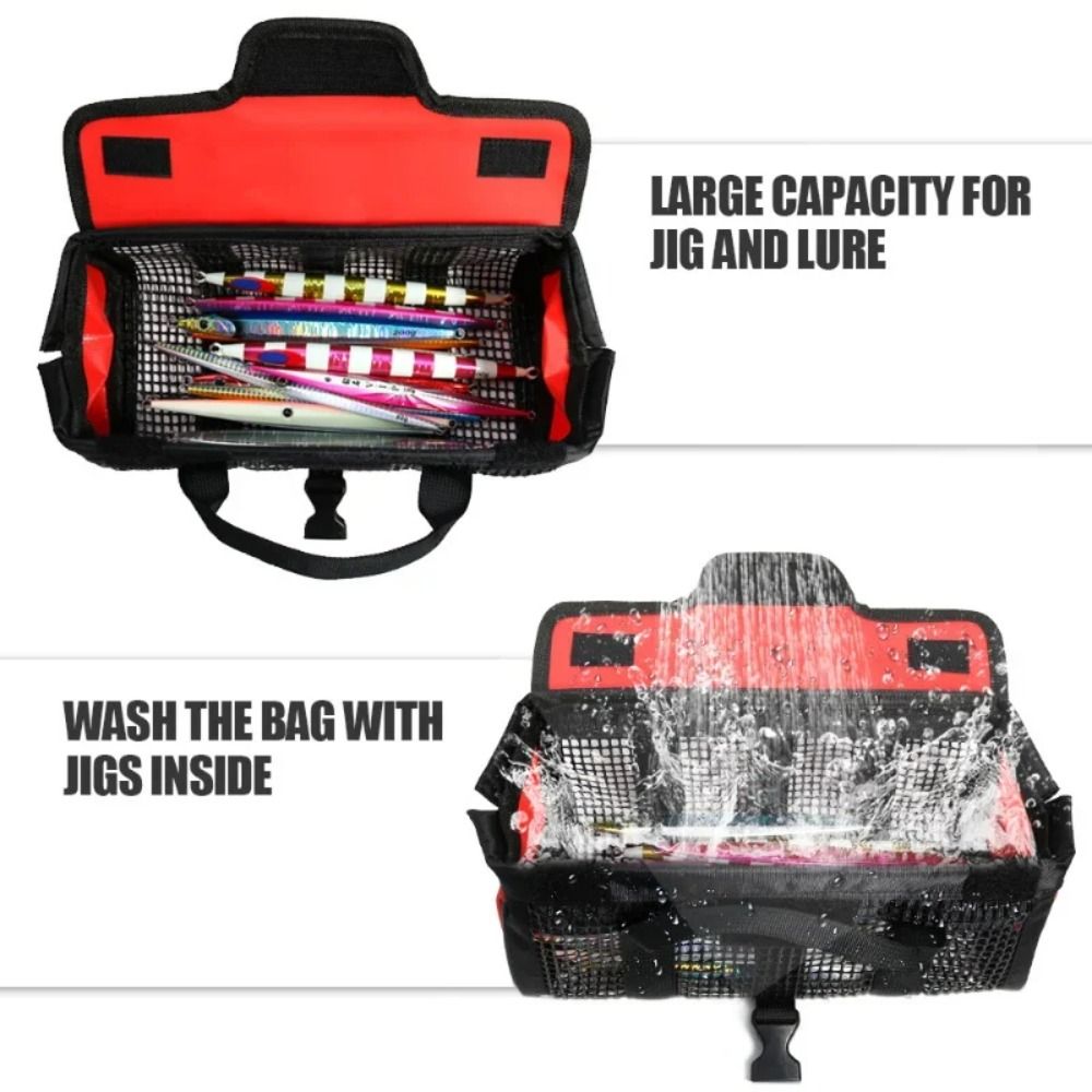 Jig Mesh Bag Lure Bait Storage - Fishing Hook Jig recensie en prijs