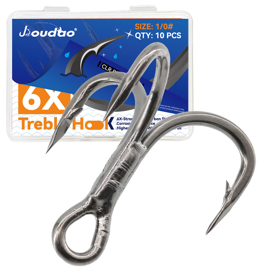 6X Vissen Dreg 10 Stuks Drievo - Fishing Hook Barbless recensie en prijs
