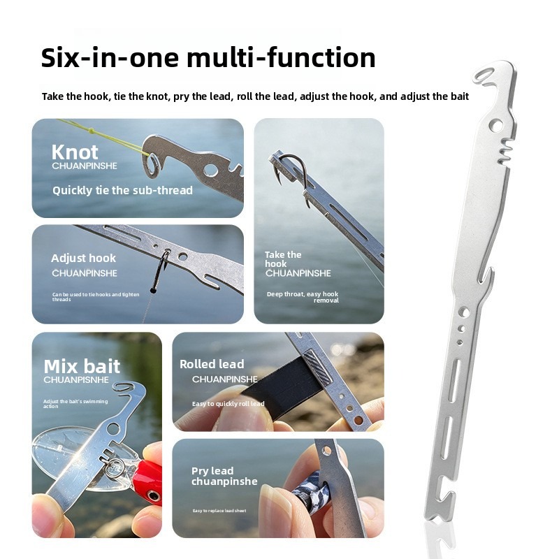 QAJTAO 4-delige 6-in-1 roestvr - Fishing Hook Remover recensie en prijs