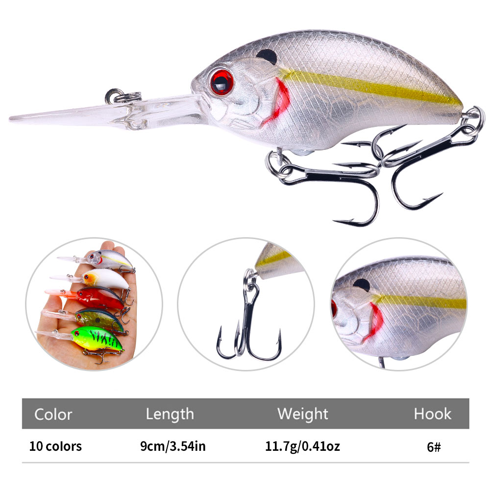 HENGJIA 11.7G 9CM Vissen Lokt  - Fishing Hook Size recensie en prijs