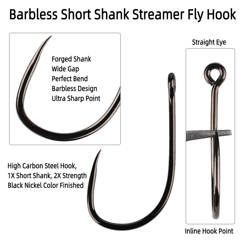 20 stuks # 1 1/0 2/0 3/0 4/0 5 - Fishing Hook Barbless recensie en prijs
